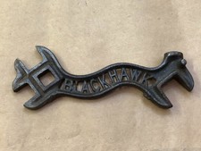 Vintage Blackhawk Cut Out Implement Multifunction Curved Wrench Farm Tractor Vintage Blackhawk Cut Out Implement Multifunction Curved Wrench Farm Tractor
