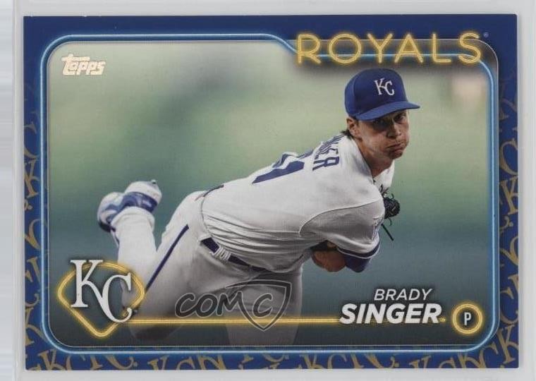 2024 Topps Series 1 Team Color Border Brady Singer #173 11ur