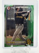2022 Bowman #BP-122 Zayed Salinas 1st Green /99 San Diego Padres