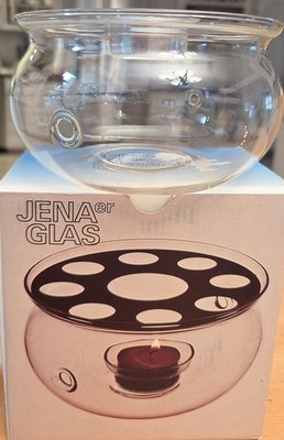 Vintage NEW Schott Jenaer Glas Glass Teapot/Tea Warmer West Germany Pre-2006