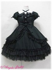 Preview of Angelic pretty Flower Butterfly Dress Lolita Dress  A-Line FREE SIZE Japan Black