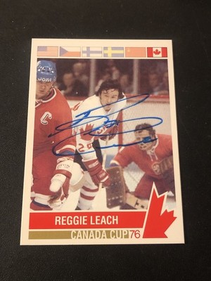 1992-93 Future Trends '76 Canada Cup Reggie Leach #172 AUTO