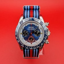 Quadrante Blu e Lunetta Blu | Cinturino Colorazione Martini | Movimento Seiko VK63