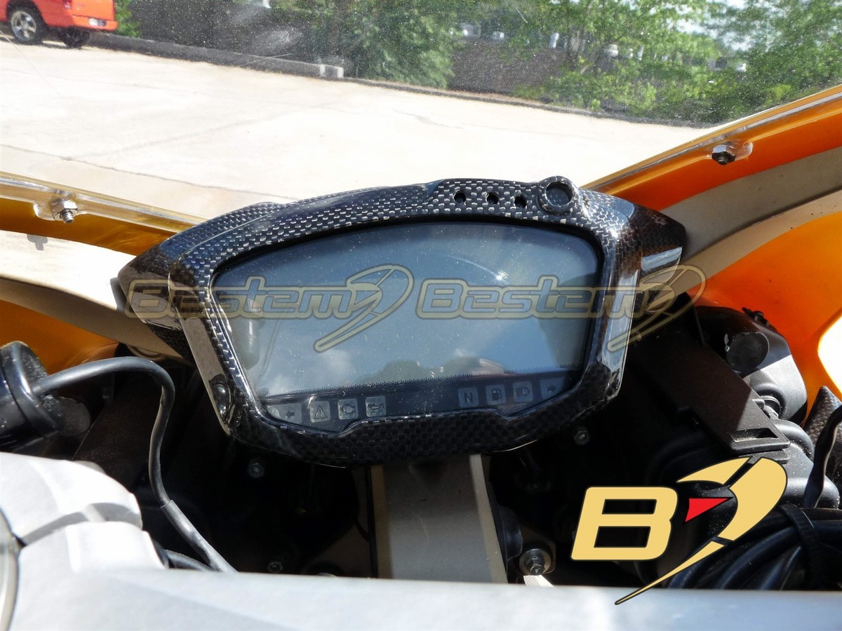 2007-2013 Ducati 1098 848 1198 100% Carbon Fiber Clock Surround
