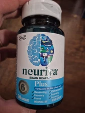 NEURIVA Plus Brain Supplement for Memory and Focus Clinically Tested EXP07/26 🔥