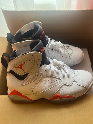 Size 9 - Air Jordan 7 Retro White Infrared | eBay