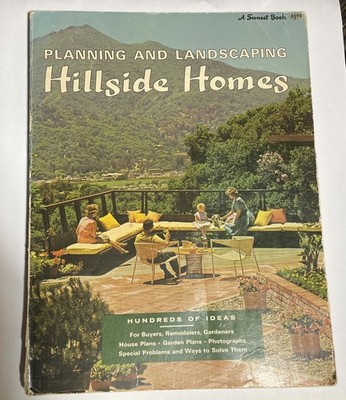 Mid century Modern HILLSIDE HOMES, 1969 Planning & Landscaping