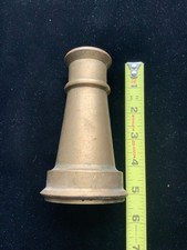 Vintage 5   Brass Smooth-Bore Fire Hose Nozzl...