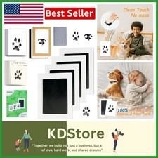 Inkless Pet Paw Print Kit for Dogs Cats No Mess Keepsake, 4 Pack