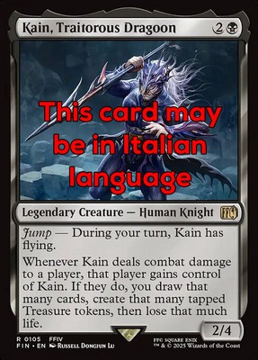 MTG KAIN, TRAITOROUS DRAGOON FOIL EXC - CAIN, VERRÄTERISCHER DRACHE 105 - FIN