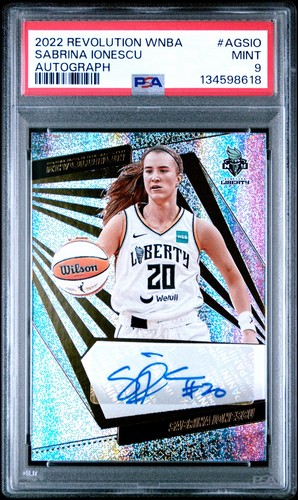 2022 Panini Revolution WNBA #AGSIO Sabrina Ionescu Signature AUTO PSA 9