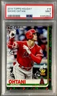 Topps 2019 Holiday Shohei Ohtani #HW16 PSA 9 Angels Baseball Card