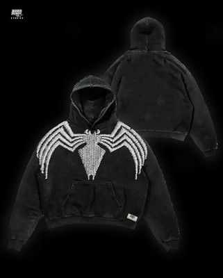 venom embroidery hoodie