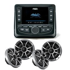 Wet Sounds MC-2, 2 Pairs 65ic-S Coaxial Speakers 