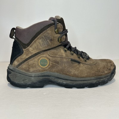 Timberland White Ledge Waterproof Hiking Boot Men 10 Brown Leather Hike Outdoors