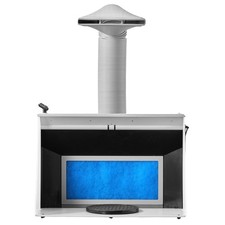 Uimoso Portable Airbrush Spray Booth With Dual Fans And Led Lighting