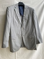Suitsupply Unlined Pinstripe Gray Wool Blazer Size UK/US 42R/ EUR 52R