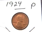 1924 (P) Lincoln Penny