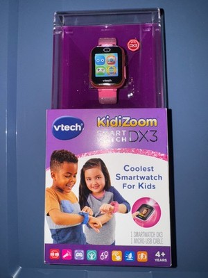 Vtech KidiZoom Smart Watch DX3 Ages 4+ Pink Includes Watch & USB Cable 