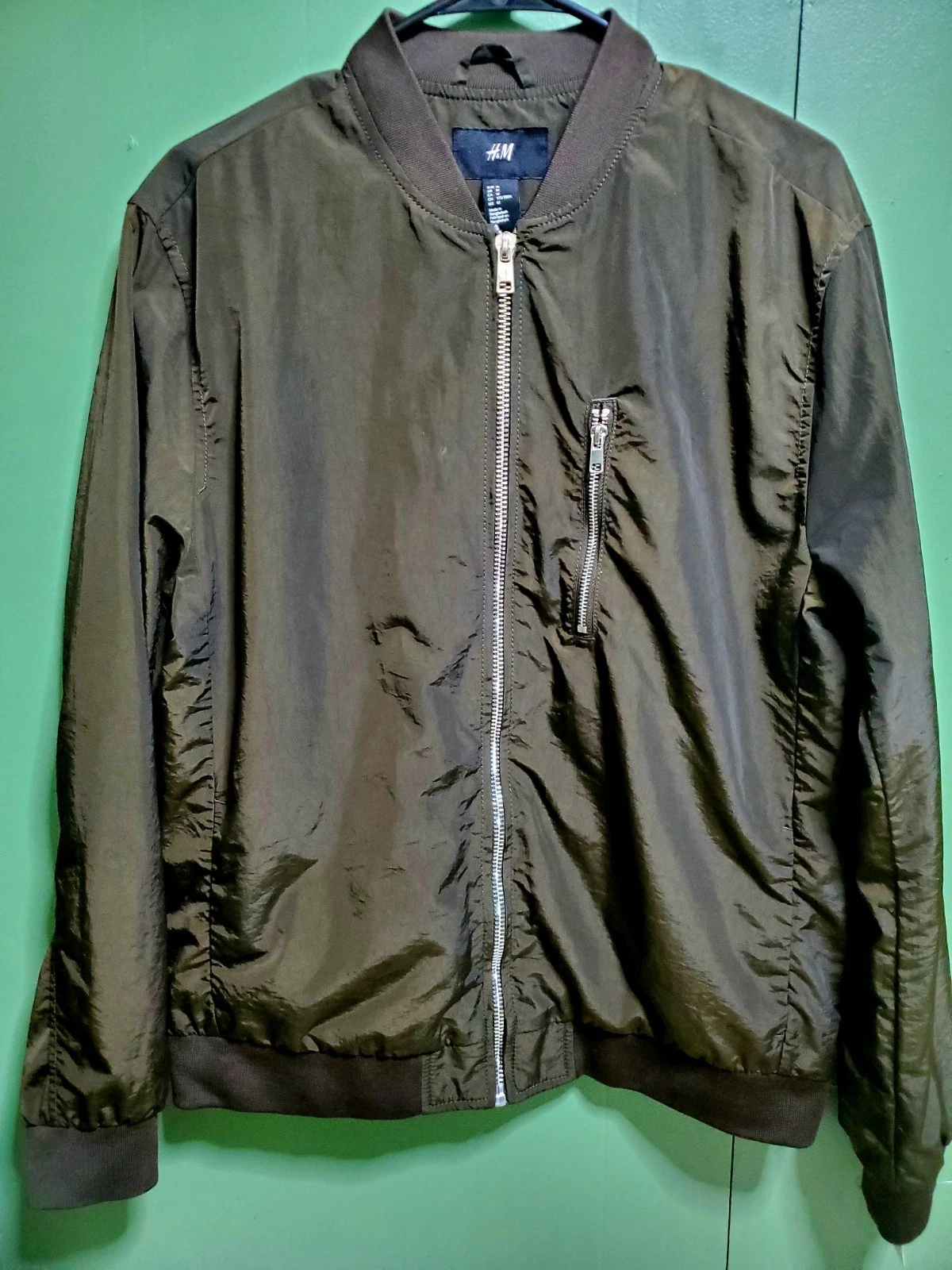 H&M- Men’s Lightweight Bomber Jacket- Size Medium