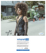 Zazie Beetz 'Deadpool 2' Signed 8x10 Photo 'Domino' ACOA