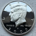 2000-S Kennedy Half Dollar Proof 90% Silver-INV#8716