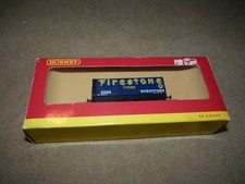 Hornby R6343 7 Plank Wagon in Firestone 2004 Livery - Boxed 00 Gauge