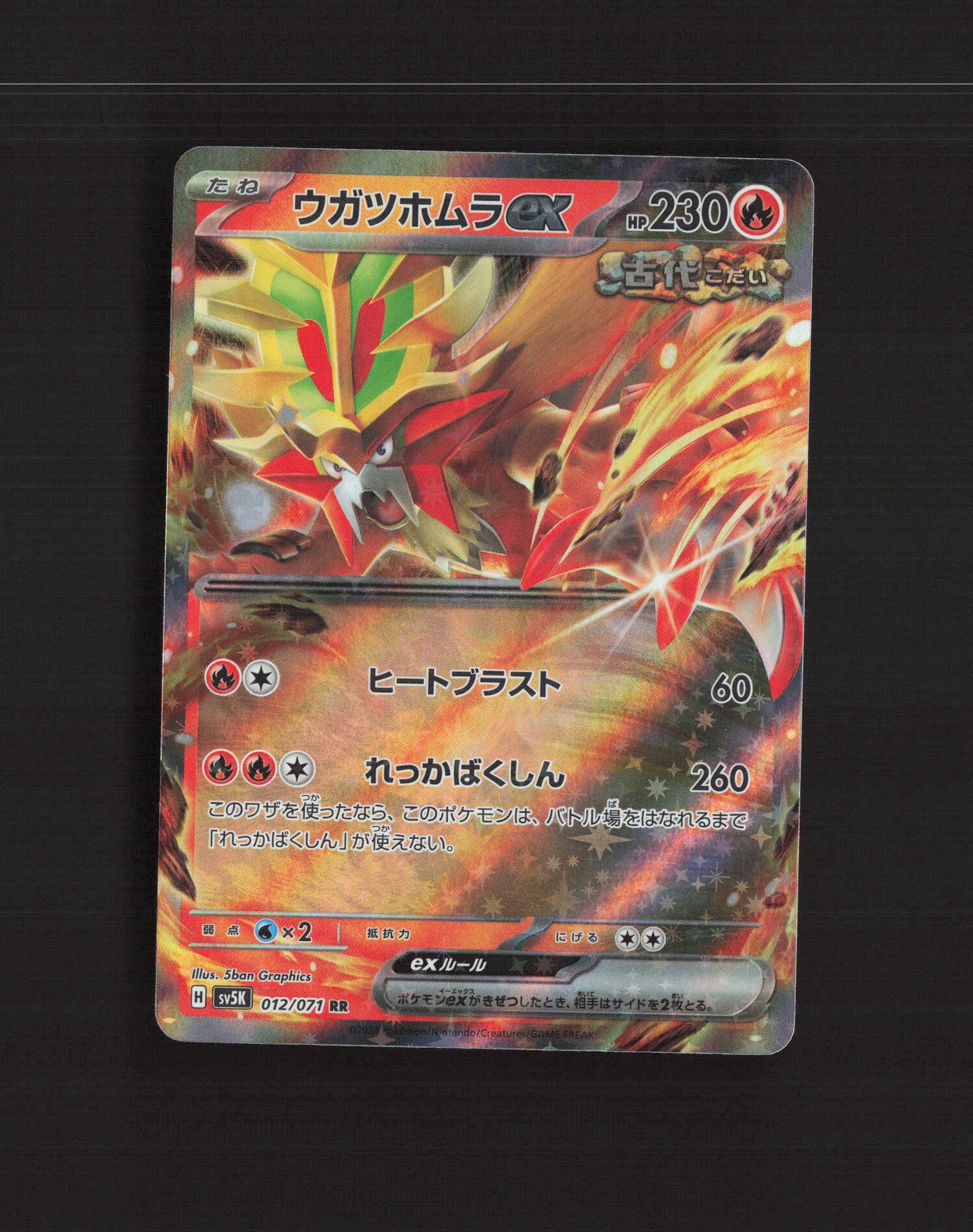 Gouging Fire ex 012/071 Wild Force Ultra Rare Holo Japanese Pokemon Card NM