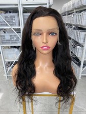 Body Wave 20inch Natural Black 13x4 HD Lace Front Wig Brazilian Human Hair Women