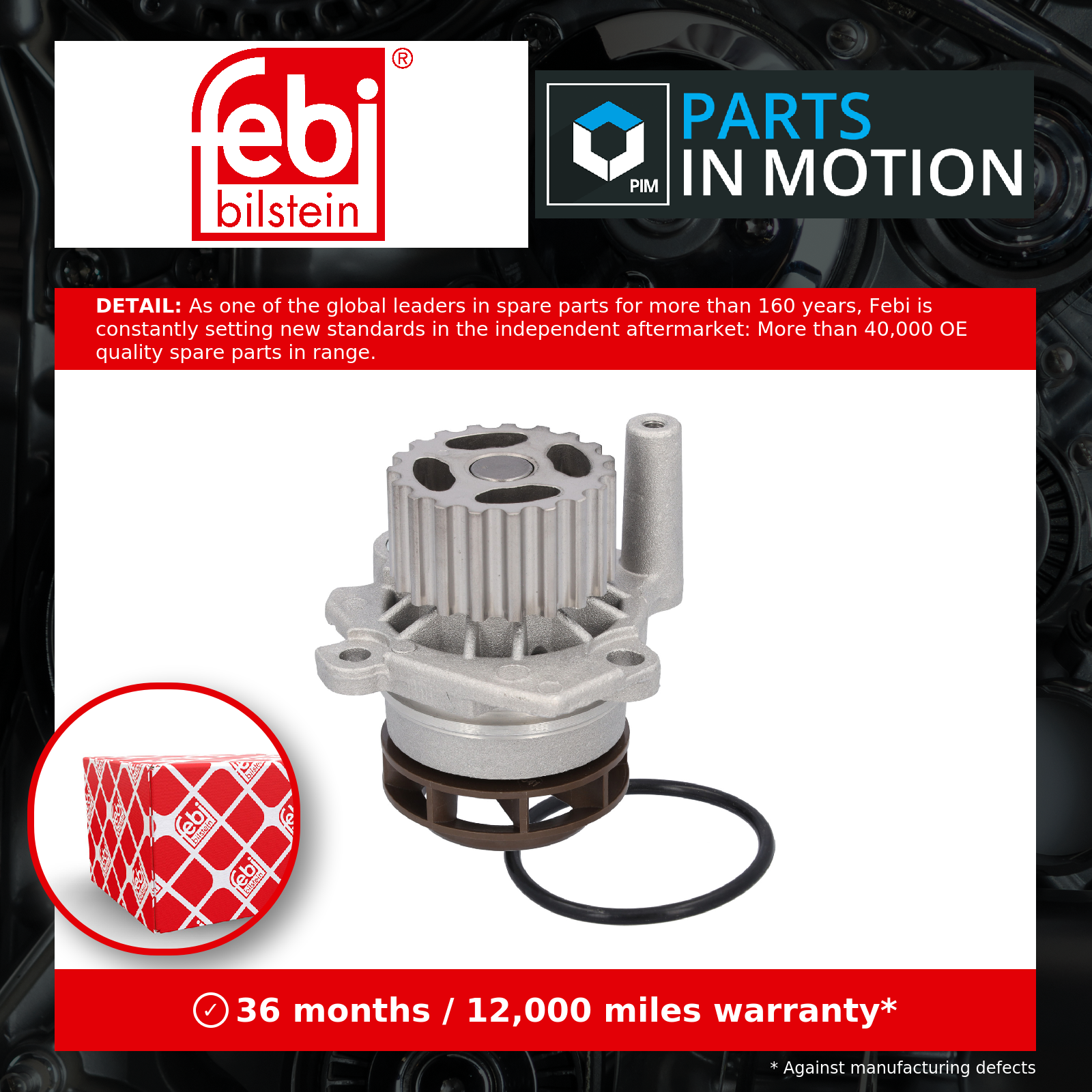 4x ✅Fits FEBI 36048 WATER PUMP ⭐UK Seller⭐ - Image 18
