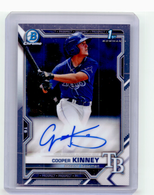 2021 Bowman Draft Chrome COOPER KINNEY 1st Bowman Auto CDA-CK