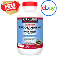 Kirkland Signature Glucosamine with MSM, 375 Tablets