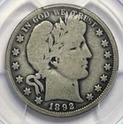 1892-O Barber Half Dollar - PCGS G-6; Nice Key Date Coin!