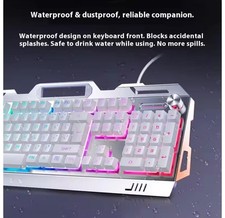 Mechanical Keyboard-Mouse combo RGB Lights -Wired -104 keygaming 9