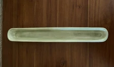 Pottery Barn Sausalito 16 Inch Olive Pickles Dish Boat Sage Green Never Used