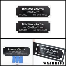 Western Electric waterproof Sticker logo badge 107mm 4.21" X39mm 1.53" 