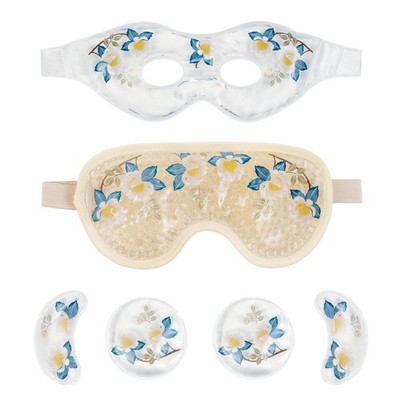 LEOSTEP 4 PCS Cooling Eye Mask Set  Ice Face Mask with Camellia Essential Oil...