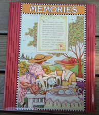 VTG Mary Engelbreit Scrapbook Memory Album Unused READ Blank Pages Expandable