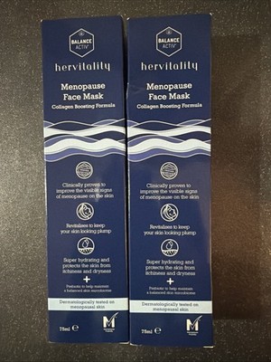 Balance Activ Hervitality Menopause Collagen Boosting Face Mask 75ml