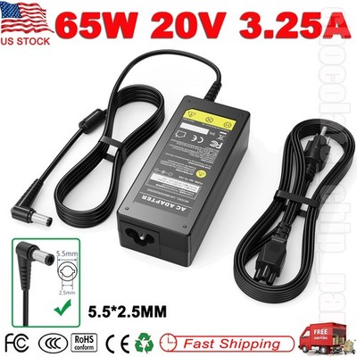 65W Laptop Adapter Charger Power Cord For Lenovo IdeaPad G560 B560 G580 G585 Old