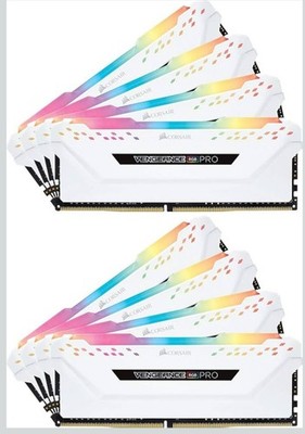 CORSAIR Vengeance RGB Pro 256GB (8 x 32GB) DDR43200 KitCMW256GX4M8E3200C16 W
