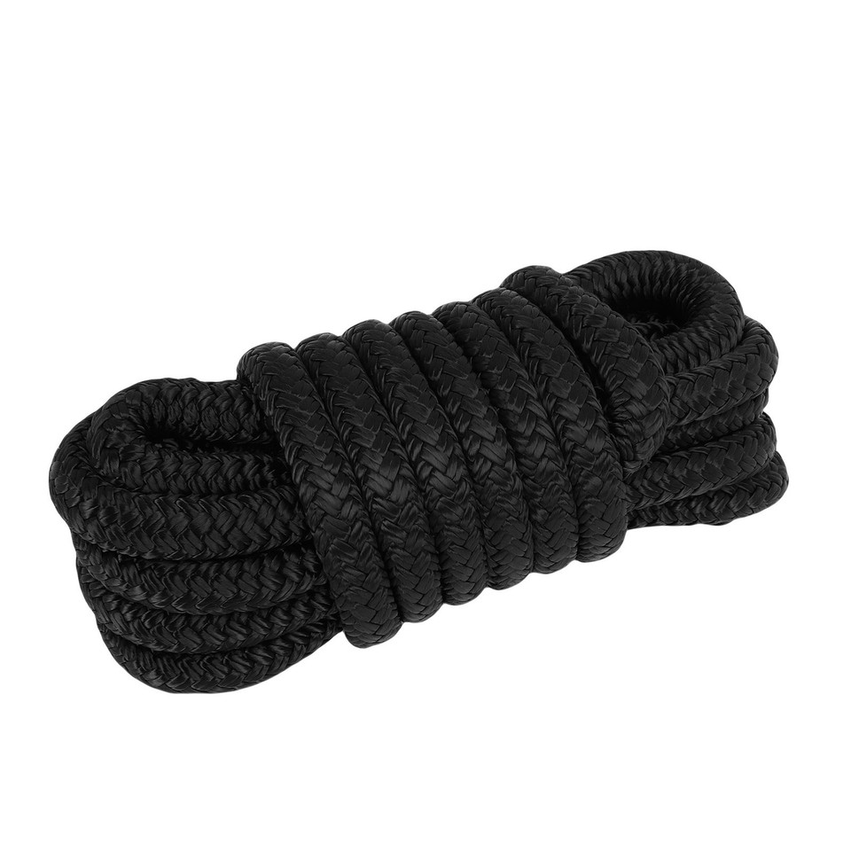 ^2PCS Boat Dock Line 1/2 Inch X15 Ft Double Weaving Nylon Boat Rope For ...