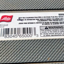 Lisle Tool Corporation #65000.  Alum. Head M14-1.25 Spark Plug Repair Kit  NOS