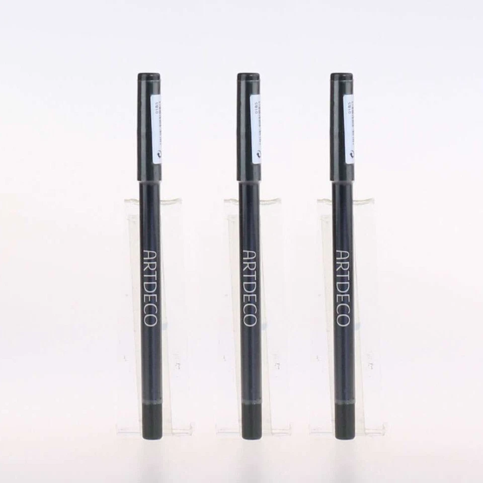 3 x Artdeco Soft Eye Liner imperméable 22 gris foncé vert 1,2 g - Photo 1/2