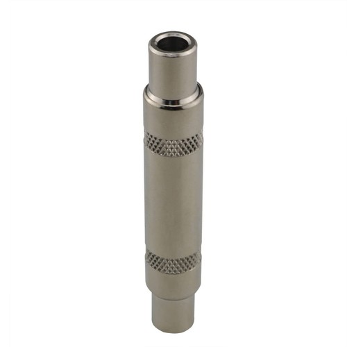 Adaptador acoplador 2 piezas extensores de cable de guitarra hembra a plateado - Imagen 3 de 5