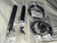 NEW 2 Cisco 4G-AE010-R Extension Base 10' Cable w/4G-LTE-ANTM-D Dipole Antenna