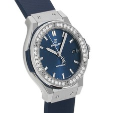 HUBLOT Classic Fusion Titanium Blue 38MM 565.NX.7170.RX blue WATCH 678316 3
