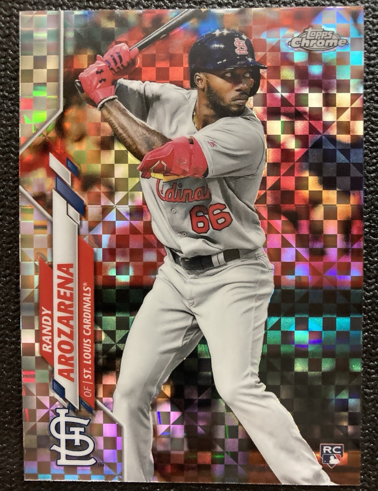 2020 TOPPS CHROME #49 RANDY AROZARENA (ROOKIE0 (RC) XFRACTOR