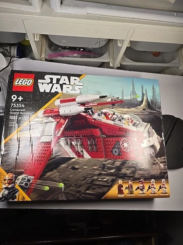 LEGO Star Wars Coruscant Guard Gunship 75354, 1083pc, Opened Box, Unopened Packs