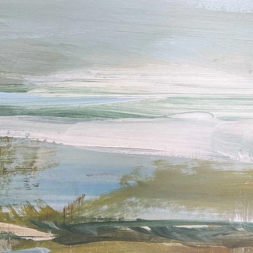 Uttermost 32446 Lush Valley 50" x 50" Framed Landscapes Painting - Hand Painted - Picture 3 of 6